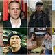 Clockwise from upper left: Joe Exotic and John Finlay (Screenshot: Tiger King/Netflix); Charlie Hunnam (Photo: Thos Robinson/Getty); Jeff Lowe (Screenshot: Tiger King/Netflix); Walton Goggins (Photo: Kevin Winter/Getty); Ansel Elgort (Photo: Ethan Miller/Getty); Travis Maldonado and Joe Exotic (Screenshot: Tiger King/Netflix); Will Farrell (Photo: Leopoldo Smith/Getty); Doc Antle (Screenshot: Tiger King/(Netflix)